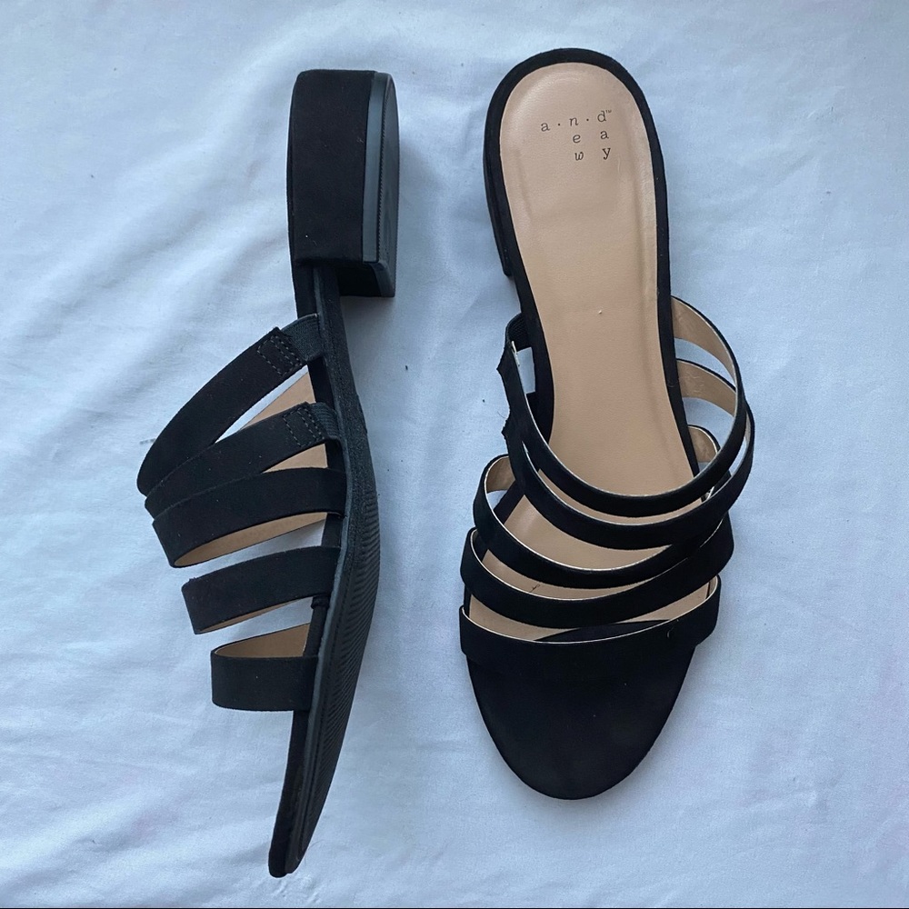a•n•d eawy (Target) Black Sandal